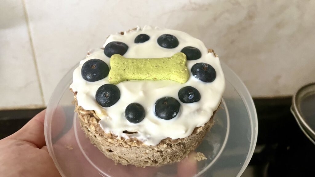 Torta saludable para perros