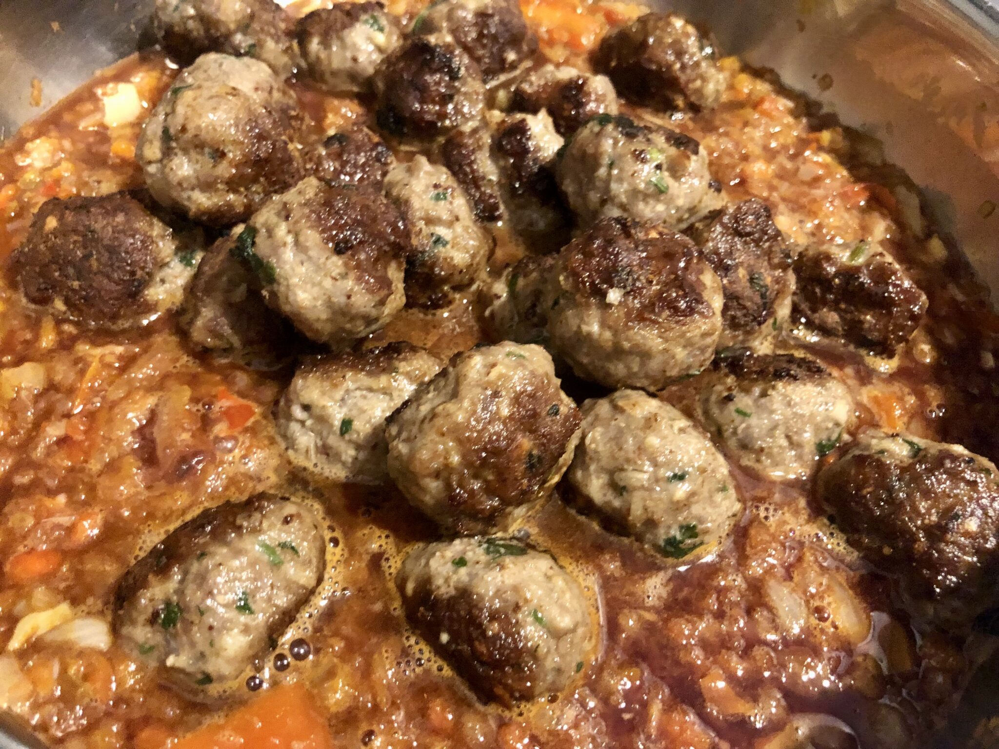 Albondigas En Salsa De Tomate Alternativamente
